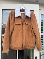 Ribfluwelen jack bruin, met witte wollen kraag Nieuw. Mt XL., Kleding | Heren, Jassen | Winter, Maat 52/54 (L), Bruin, Tailor & Son