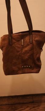 Echte leren tas,kleur bruin zo goed als nieuw!, Motoren, Ophalen of Verzenden, Zo goed als nieuw