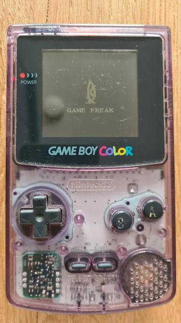 Gameboy Color transparant paars beschikbaar voor biedingen