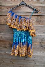 Tuniek blauw/ geel Antica Sartoria mt 4 (S) Vaste prijs, Kleding | Dames, Blauw, Ophalen of Verzenden, Zo goed als nieuw, Antica Sartoria