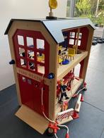 Pintoy Houten Brandweerkazerne met Accessoires, Ophalen of Verzenden, Zo goed als nieuw, Overige typen