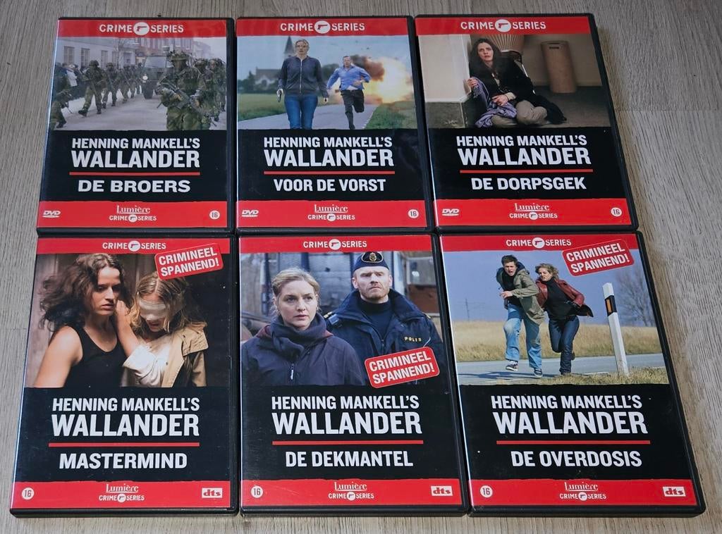 Henning Mankell's Wallander - 6 DVDs, Cd's en Dvd's, Dvd's | Tv en Series, Vanaf 16 jaar, Boxset, Ophalen of Verzenden, Zo goed als nieuw