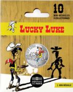 Lucky Luke Penningen ter ere van 75e verjaardag (Franse Munt, Frankrijk, Ophalen of Verzenden