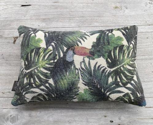 Canvas kussenhoes handgemaakt, Huis en Inrichting, Woonaccessoires | Kussens, Nieuw, Overige kleuren, Rechthoekig, Ophalen of Verzenden