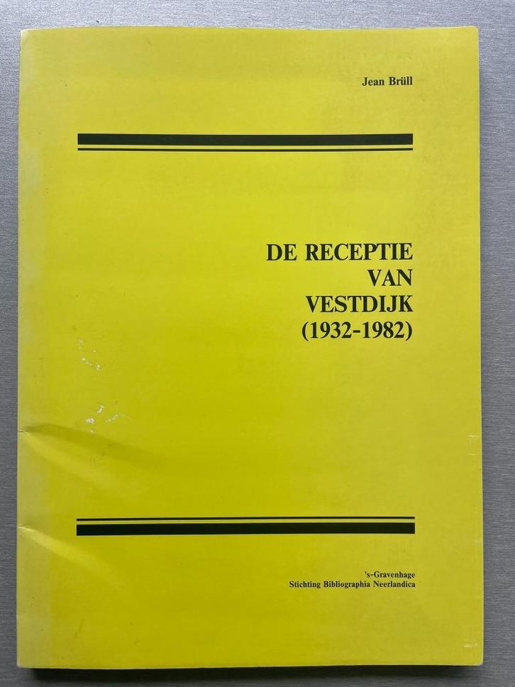 Jean Brüll - De receptie van Vestdijk (1932-1982) - 1992, Boeken, Literatuur, Gelezen, Nederland, Ophalen of Verzenden