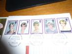 5 stuks    post zegels princess diana, Ophalen, Gebruikt, Nederland, Postzegel(s) of Munt(en)