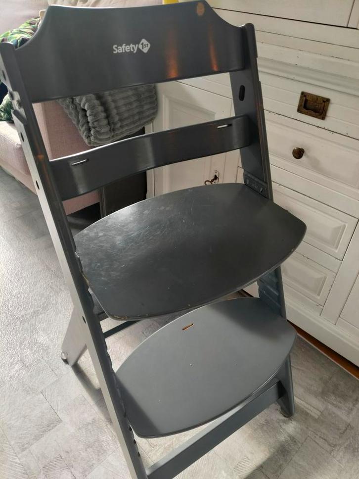3x Grijze Safety1 Meegroei Kinderstoelen, Kinderen en Baby's, Kinderstoelen, Gebruikt, Meegroeistoel, Gordel(s), Ophalen