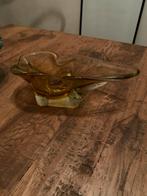 Vintage Amber Glazen Schaal/Asbak Jaren 50, Ophalen