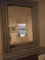 Unieke Spiegel met Houten Frame, Antiek en Kunst, Ophalen, Rechthoekig, 50 tot 100 cm, Minder dan 100 cm