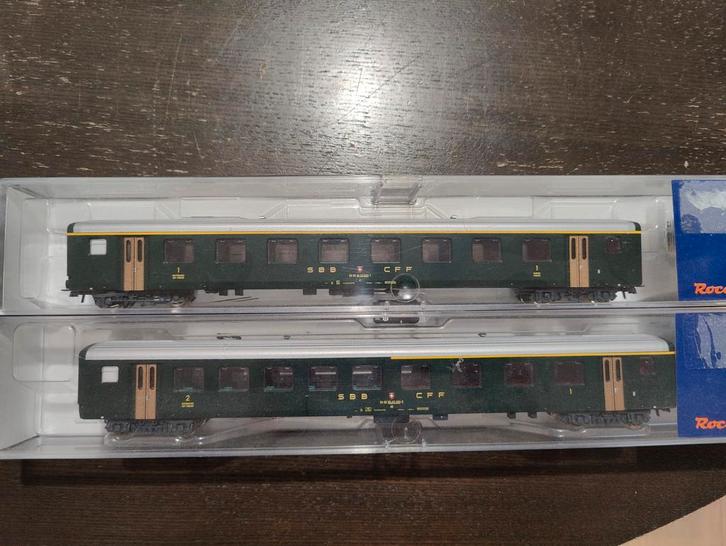 Roco 74560 & 74561 H0 Rijtuigen - Set, Hobby en Vrije tijd, Modeltreinen | H0, Zo goed als nieuw, Wagon, Roco, Ophalen of Verzenden