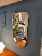 Vintage Spiegel Wandspiegel Mirror Messing, Minder dan 50 cm, Gebruikt, Ophalen of Verzenden, Nvt