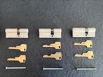 3x Ivana Necoloc Cillinder 30/45 SKG2 met sleutels, Ophalen of Verzenden, Nieuw, Koper of Messing, Slot