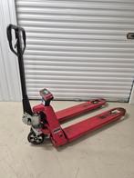 Fijne Ravas pompwagen/palletwagen met weegschaal!, Ophalen, Gebruikt