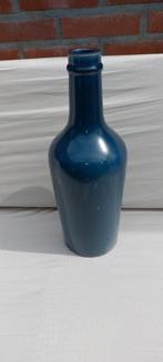 Blauwe Keramische Vaas - Decoratief, Blauw, Aardewerk of Porselein, Ophalen of Verzenden, Zo goed als nieuw