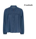 Spijkerblouse Soulmate maat 38, Kleding | Dames, Maat 38/40 (M), Blauw, Nieuw, Ophalen of Verzenden