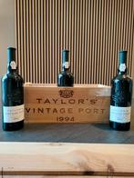 3 flessen Taylor's vintage port uit het topjaar 1994!!, Port, Ophalen of Verzenden, Zo goed als nieuw