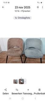 4 Riverdale eetkamerstoelen., Ophalen of Verzenden, Gebruikt, Grijs, Vier