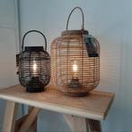 Gusta rotan led lantaarn, Tuin en Terras, Buitenverlichting, Minder dan 50 watt, Ophalen of Verzenden, Led, Batterij