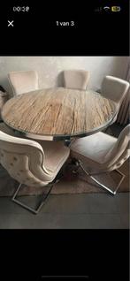 Sleeperwood Eettafel eric kuster style, Huis en Inrichting, Gebruikt, 100 tot 150 cm, 150 tot 200 cm, Rond