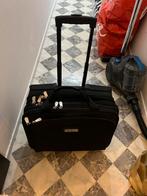 Reiskoffer met wielen en uitschuifbare handgreep, Gebruikt, 50 tot 60 cm, Hard kunststof, Ophalen of Verzenden