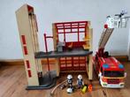 Playmobil Action brandweerkazerne en ladderwagen, Kinderen en Baby's, Speelgoed | Playmobil, Ophalen, Gebruikt