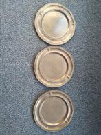 3 tinnen borden, Antiek en Kunst, Ophalen of Verzenden