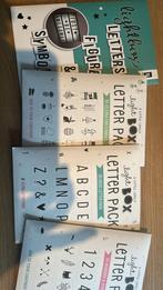 Letterbord Letters & Symbolen - A Little Lovely Company, Ophalen, Zo goed als nieuw, Materiaal