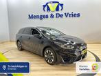 Kia Ceed Sportswagon 1.6 GDI PHEV DynamicPlusLine Airco ECC, 77 km/l, Gebruikt, Leder en Stof, Zwart