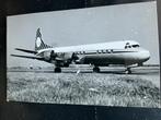 KLM vliegtuig - Oude foto kaart, Verzamelen, Luchtvaart en Vliegtuigspotten, Verzenden, Gebruikt, Kaart, Foto of Prent