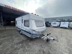 Fendt Saphir 470 TF +Unico voortent Fran, Caravans en Kamperen, Caravans, Rondzit, Bedrijf, Schokbreker, Tot en met 4