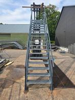 Stalen trap antraciet. Hoog 3,65 mtr. Nob067, Ophalen, Zo goed als nieuw, 2 tot 4 meter