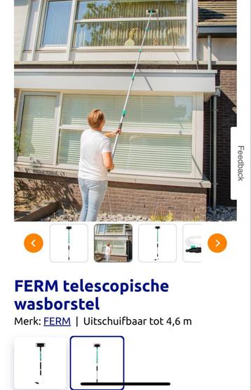 Telescoop borstel met zeepdispenser beschikbaar voor biedingen