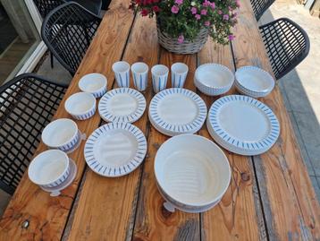 Mepal-Rosti Metamine grote 6delige set wit met licht blauw beschikbaar voor biedingen
