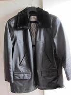 Grote maten leren jas, zwart maat 48-50, Ophalen of Verzenden, Zo goed als nieuw, Zwart, Jas of Mantel