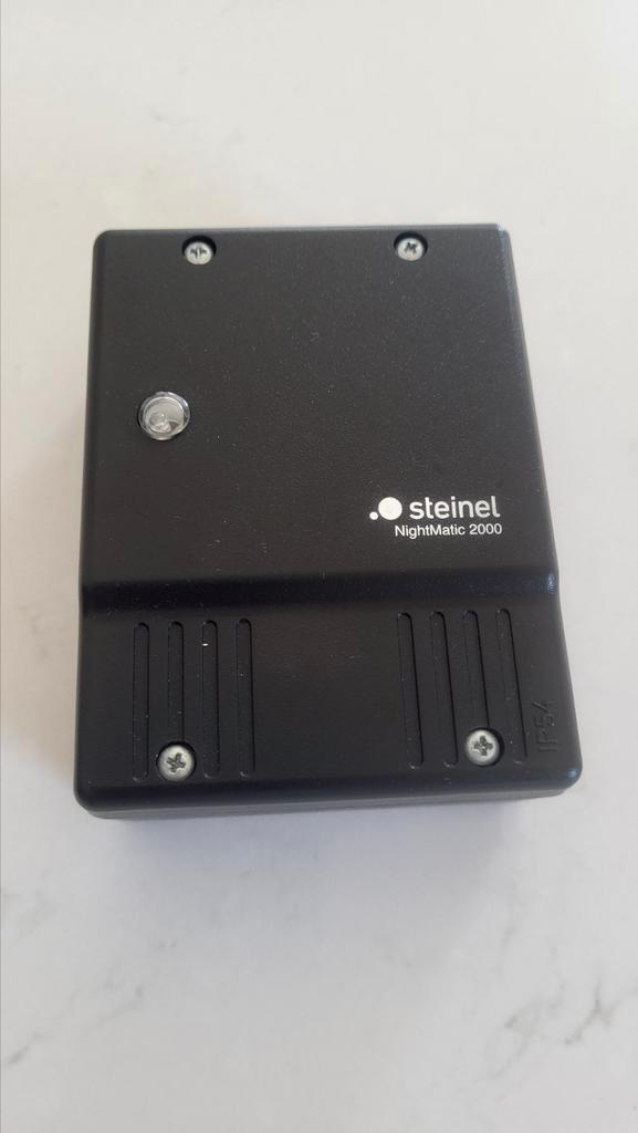 Steinel NightMagic 2000 zwart, Doe-het-zelf en Verbouw, Elektra en Kabels, Zo goed als nieuw, Schakelaar, Ophalen of Verzenden