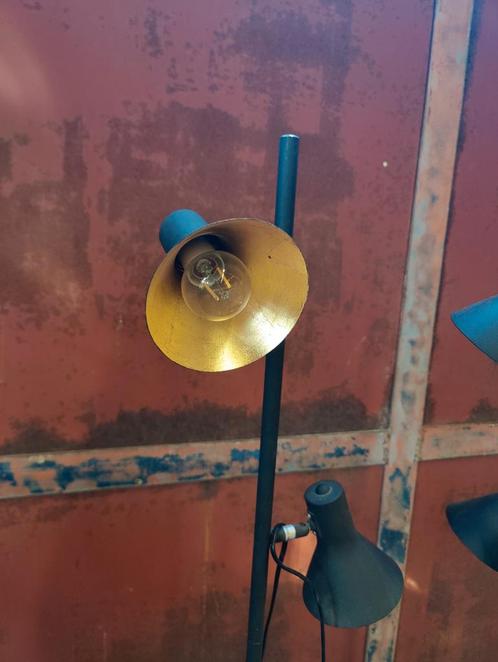 2x Industriële Stalampen, Huis en Inrichting, Lampen | Vloerlampen, Gebruikt, 150 tot 200 cm, Metaal, Ophalen