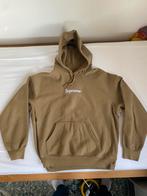 Supreme Boxlogo Hoodie Dark Sand Medium, Bruin, Maat 48/50 (M), Ophalen of Verzenden, Zo goed als nieuw