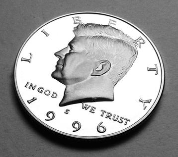 **1996-S - AMERIKA - Half Dollar Kennedy - ZILVER  **0.9000* beschikbaar voor biedingen