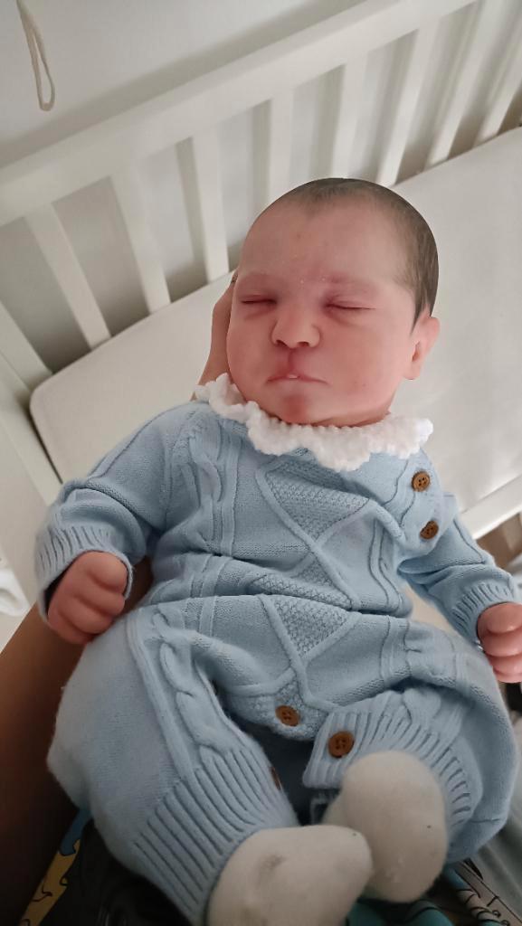 Realborn Royan door Kelly Dudley Reborn, Verzamelen, Poppen, Zo goed als nieuw, Pop, Levensecht of Reborn, Ophalen of Verzenden