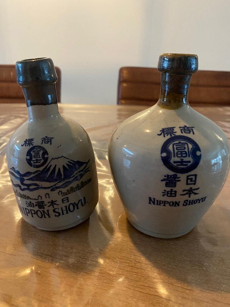 Kruikjes Nippon shoyu, Ophalen