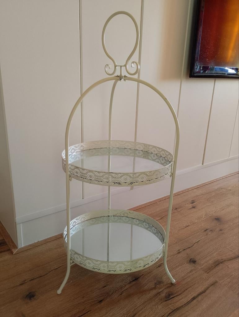 Trolley etagere 2 laags, Ophalen