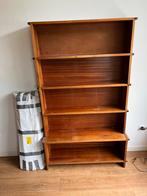 Vintage Boekenkast, 2-delig, Ophalen, Met plank(en), Gebruikt, 100 tot 150 cm