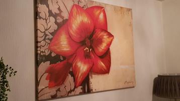 Mooie blikvanger: groot en apart canvas schilderij  beschikbaar voor biedingen