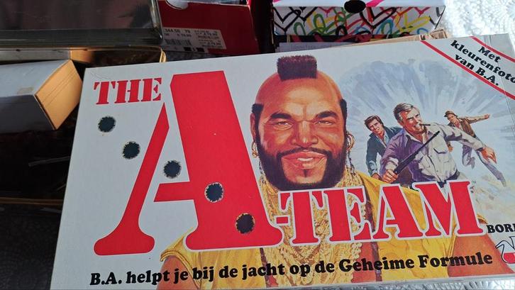 The A-Team Bordspel - Vintage!, Hobby en Vrije tijd, Gezelschapsspellen | Bordspellen, Gebruikt, Drie of vier spelers, Vijf spelers of meer