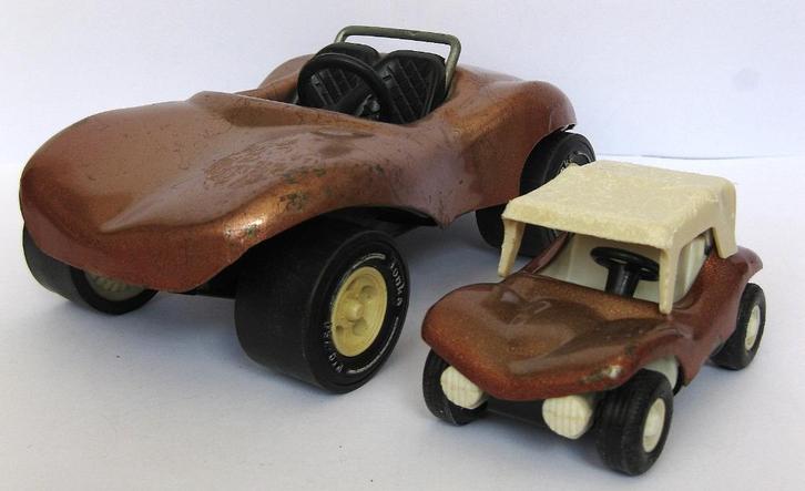 Tonka Buggy WTO 760 Metallic Brons Kleurig 1970, Verzamelen, Speelgoed, Gebruikt, Ophalen of Verzenden