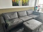 Zitbank Rodeo met hocker, Ophalen, Gebruikt, Leer