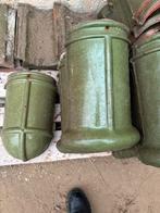 Jeka Dakpannen - Groen geglazuurd, Ophalen, Gebruikt, 15 m² of meer, Dakpannen