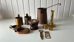 Set vintage koper en messing spullen, Antiek en Kunst, Antiek | Koper en Brons, Ophalen of Verzenden