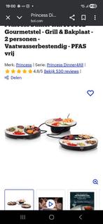Gourmetstel Princess Dinner4All - Grill & Bakplaat, Ophalen, Gebruikt, 4 t/m 7 personen