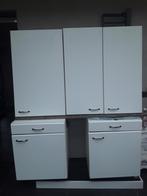 2 onderkasten met lades,  2 bovenkastjes, Huis en Inrichting, Keuken | Keukenelementen, Ophalen, Gebruikt, 50 tot 100 cm, Minder dan 100 cm